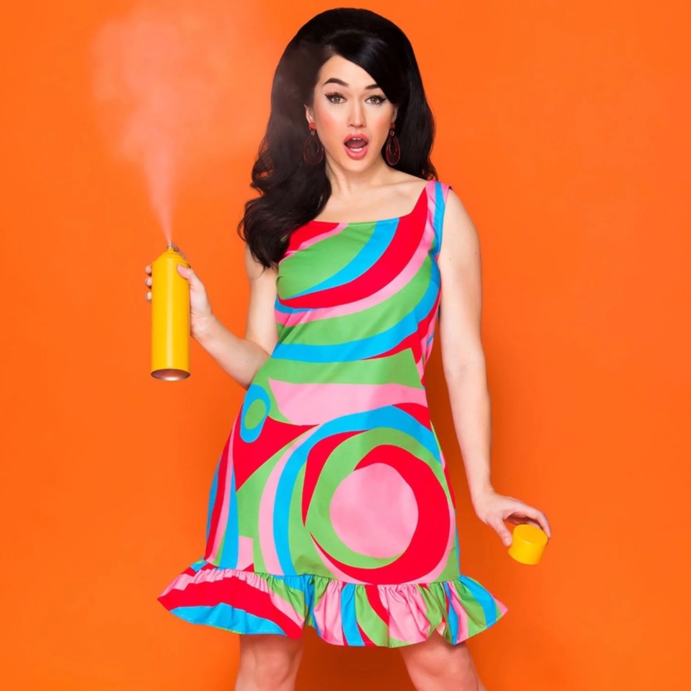 HP✨*NWT* Barbie x Unique Vintage Special 60th Anniversary Mod Dress (Size:Small)